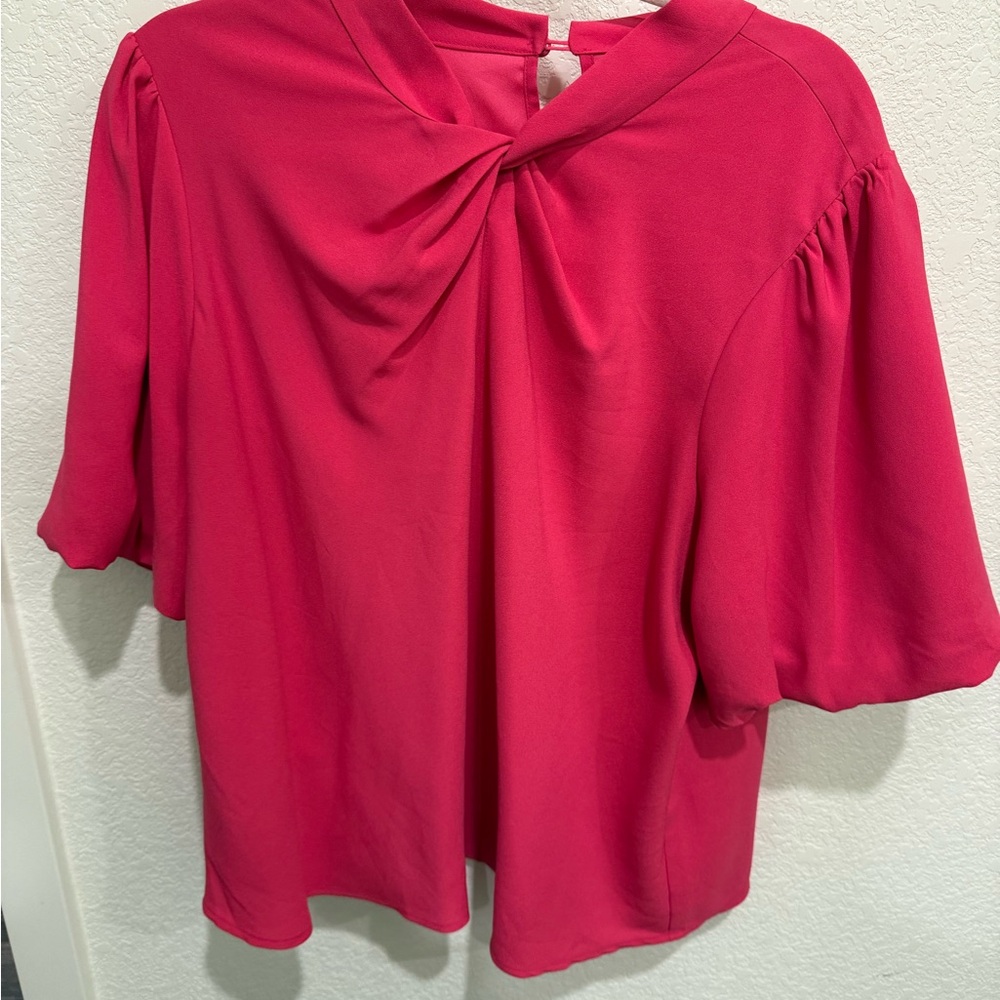 LOFT Vibrant Pink Blouse